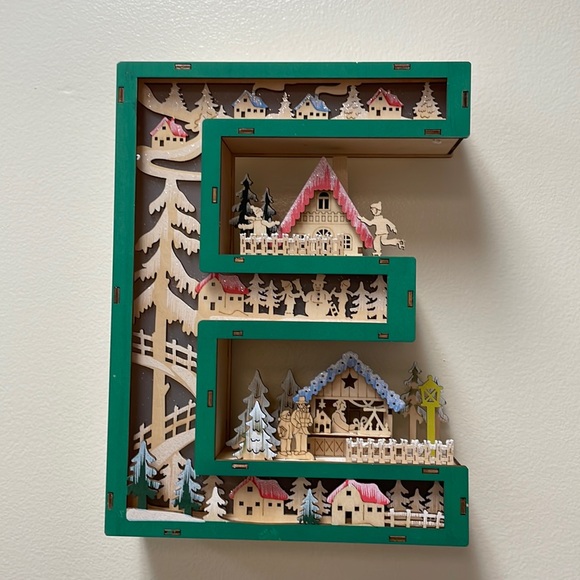 New Wonderland Scene Monogram Letter E By Anthropologie!!🔥🔥🔥 - Picture 5 of 16